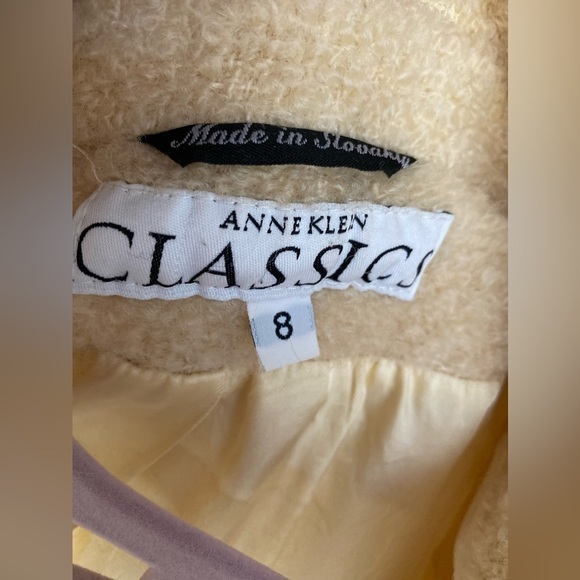 Anne Klein Coat Pennylane Vintage Longline Wool Cottage Quiet Scandi Parisian - Picture 10 of 11